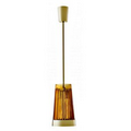 Waterford Pleated Lighting Pendant Ochre 110v